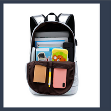 Load image into Gallery viewer, MEISOHUA FASHION SHINY LIGHTWEIGHT SCHOOL BACKPACK SETS 2PCS ( BACKPACK + PENCIL CASE)
